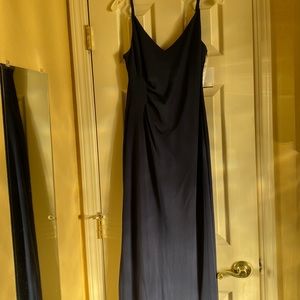 Women’s navy blue evening dress